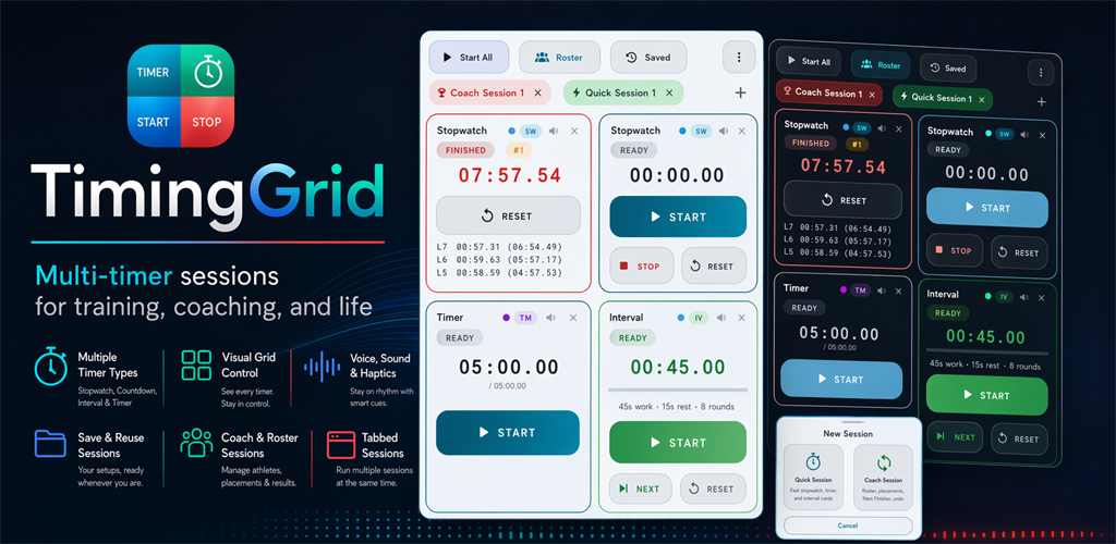 TimingGrid feature graphic